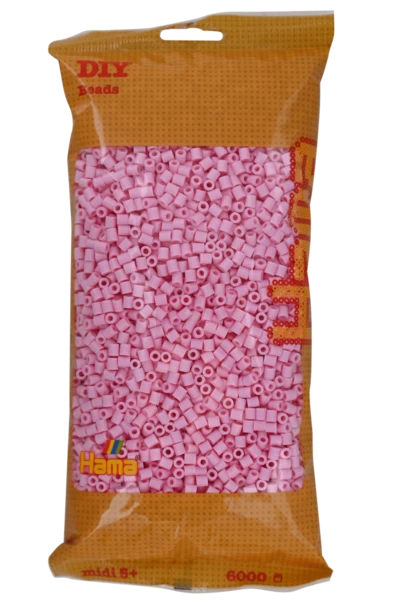 Perles Hama Midi, couleur unie, 6000 pièces 205-95 Rosé pastel