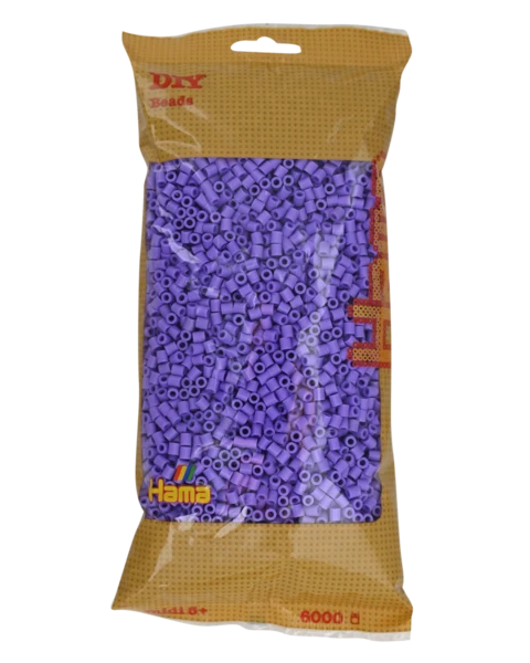 Perles Hama Midi, couleur unie, 6000 pièces 205-45 Violet pastel