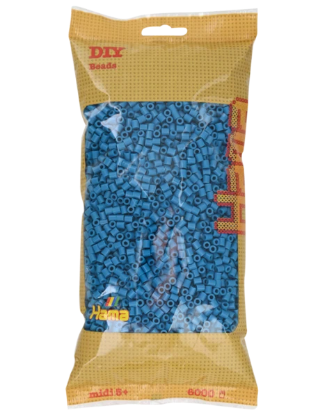 Perles Hama Midi, couleur unie, 6000 pièces 205-83 Essence