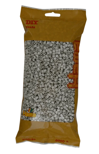 Perles Hama Midi, couleur unie, 6000 pièces 205-77 Mastic