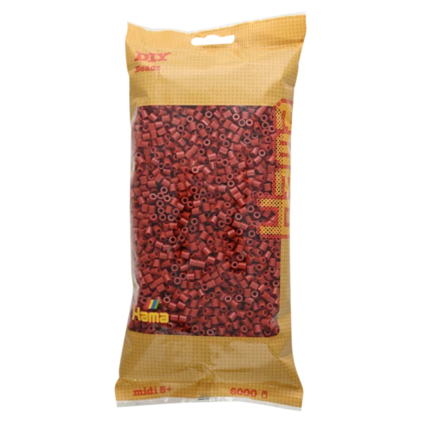 Perles Hama Midi, couleur unie, 6000 pièces 205-20 Brun moyen