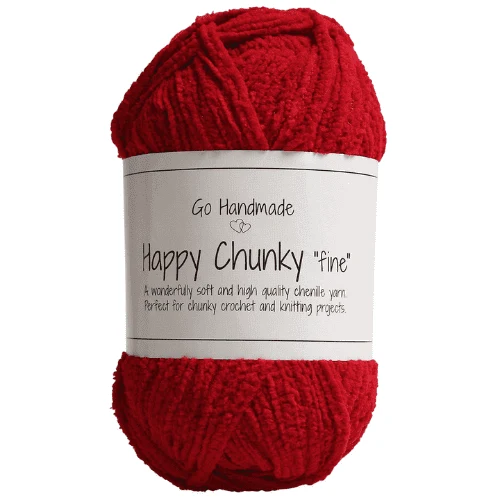 Go Handmade Happy Chunky Fine 17861 Rouge chaud