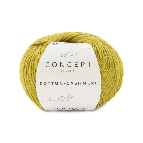 Katia Cotton-Cashmere 78 Bezem geel