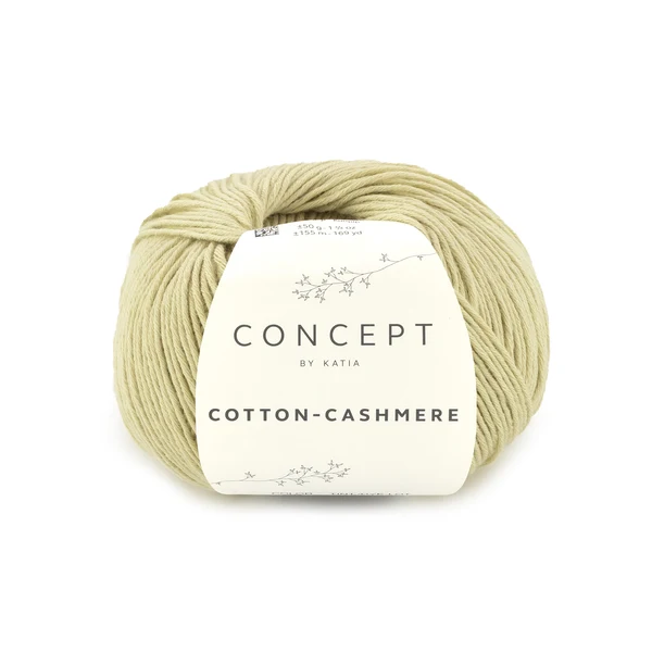 Katia Cotton-Cashmere 92 Groene thee