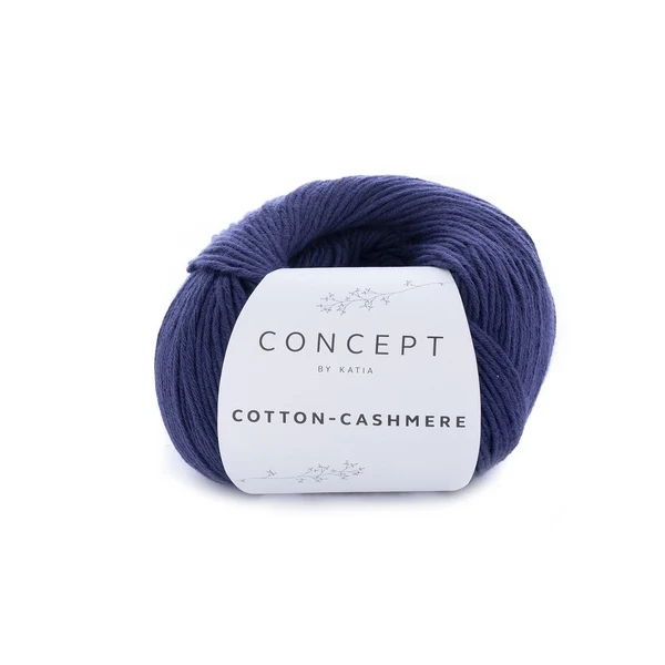 Katia Cotton-Cashmere 62 Donkerblauw