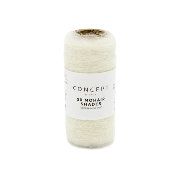 Katia 50 Mohair Shades 1 Écru