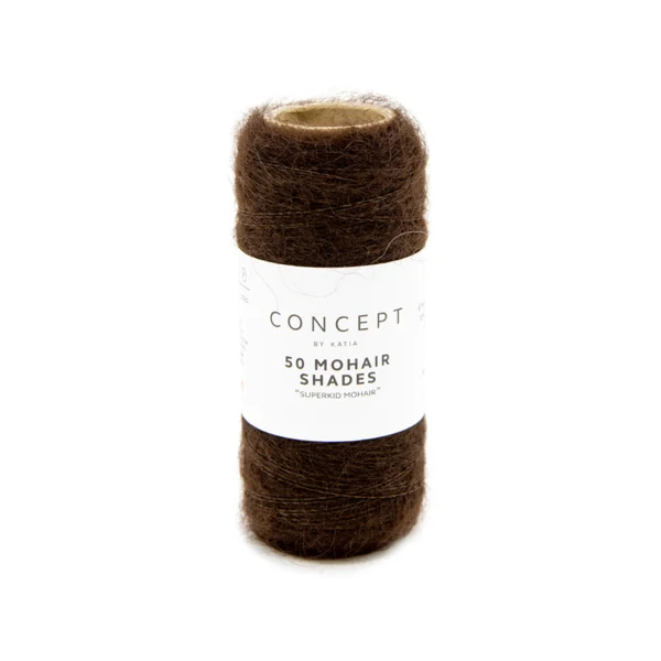Katia 50 Mohair Shades 15 Marron chocolat