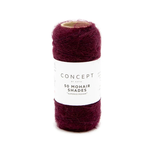 Katia 50 Mohair Shades 40 Bourgogne