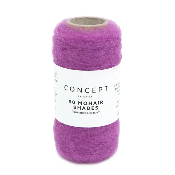 Katia 50 Mohair Shades 52 Violet bruyère