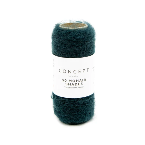 Katia 50 Mohair Shades 30 Vert bouteille