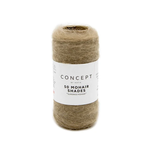 Katia 50 Mohair Shades 8 Gris pierre
