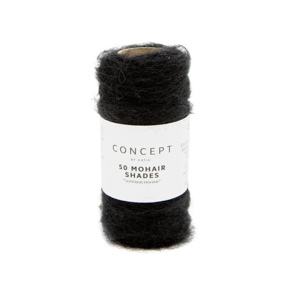 Katia 50 Mohair Shades 10 Noir