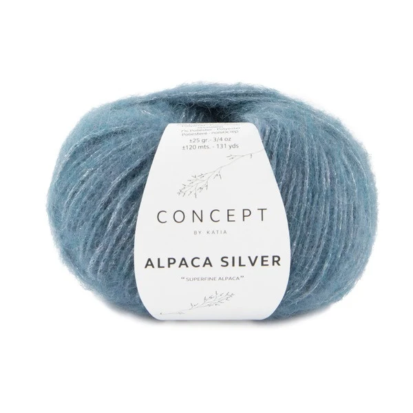 Katia Alpaca Silver 277 Bleu-argent