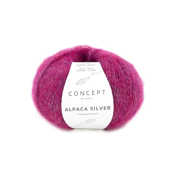 Katia Alpaca Silver 271 Rubis-argent