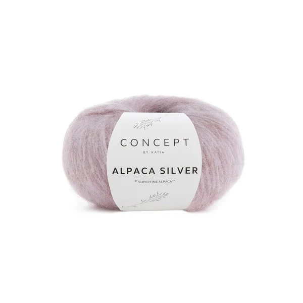 Katia Alpaca Silver 252 Rose clair-argent