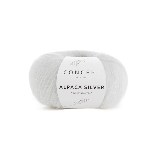 Katia Alpaca Silver 250 Ecru-argent
