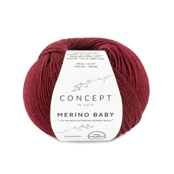 Katia Concept Merino Baby 062 Donkerbruin