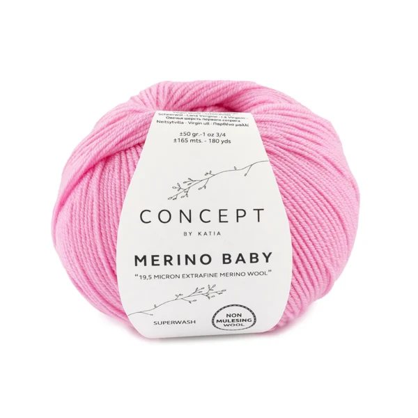Katia Concept Merino Baby 058 Kauwgom