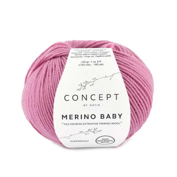Katia Concept Merino Baby 046 Roze