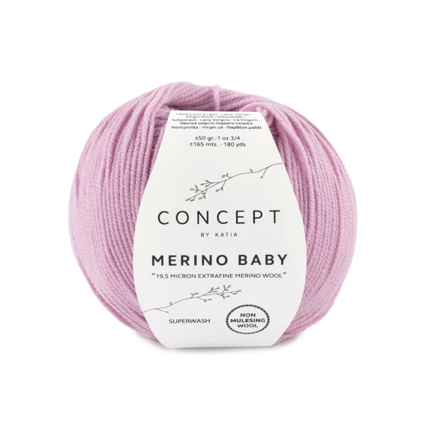 Katia Concept Merino Baby 069 Middelroze