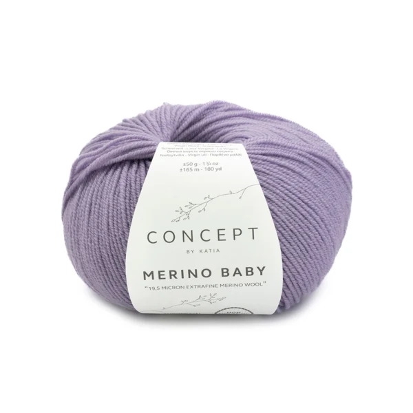 Katia Concept Merino Baby 158 Lavendel