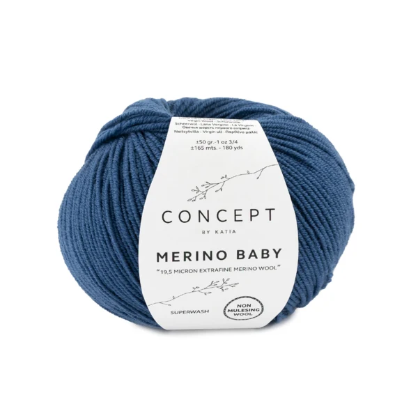 Katia Concept Merino Baby 084 Nachtblauw