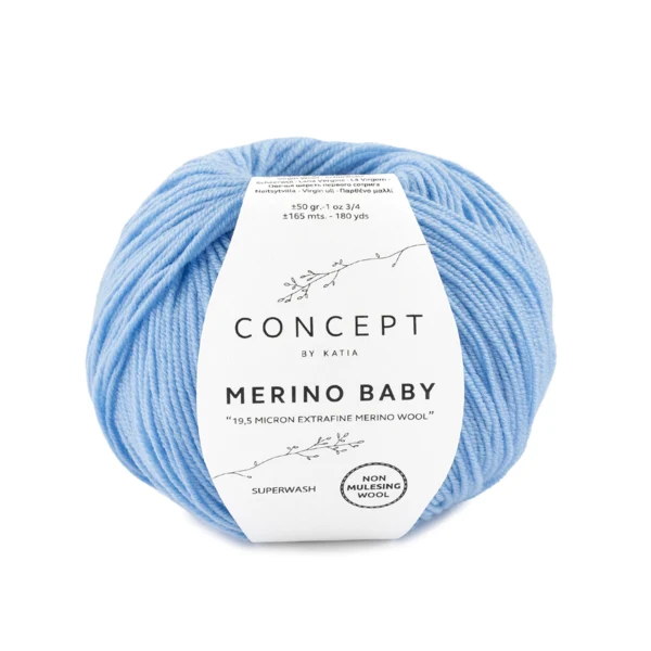 Katia Concept Merino Baby 041 Lichtblauw