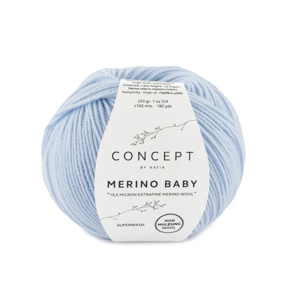 Katia Concept Merino Baby 093 Hemelsblauw