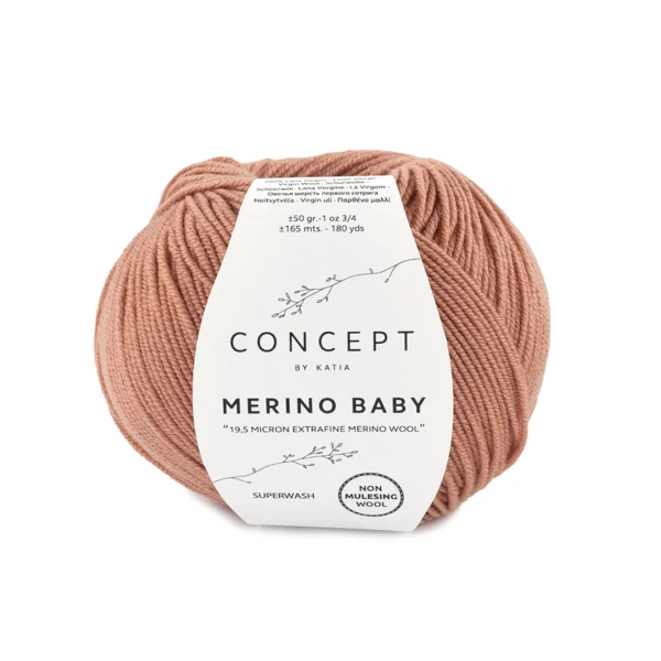 Katia Concept Merino Baby 098 Aardebruin