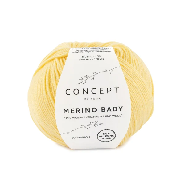 Katia Concept Merino Baby 037 Geel