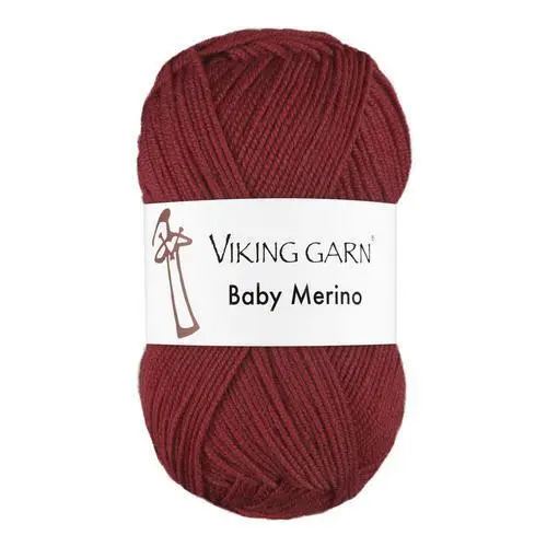 Viking Trend Baby Merino 256 Donkerrood