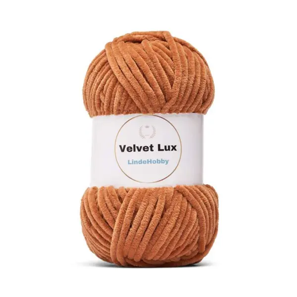 LindeHobby Velvet Lux 09 Brun laiteux