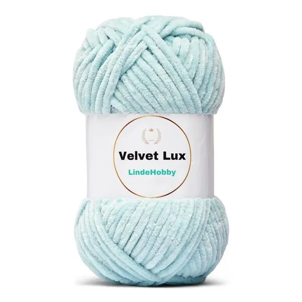 LindeHobby Velvet Lux 20 Bleu glace