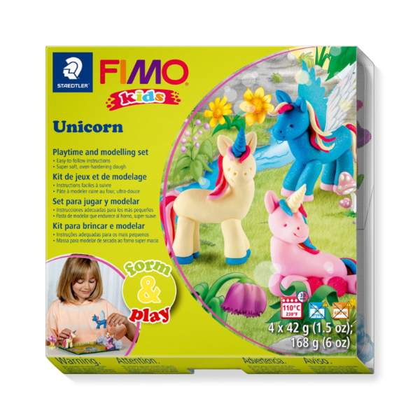 STAEDTLER Ensemble Licorne Fimo Kids Form&Play