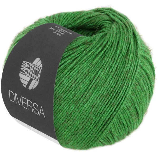 Lana Grossa Diversa 19 Vert herbe