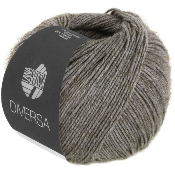 Lana Grossa Diversa 15 Gris foncé