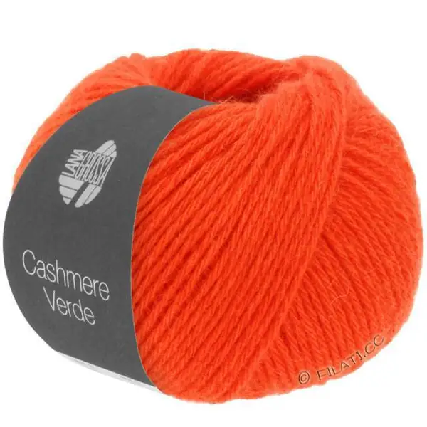 Lana Grossa Cashmere Verde - 10 rouge orange