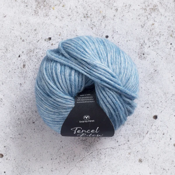 Svarta Fåret Tencel Blow 73 Porcelaine bleue