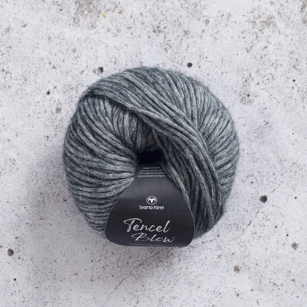 Svarta Fåret Tencel Blow 01 Métal de canon noir