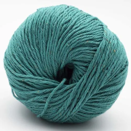 Erika Knight Gossypium Cotton Tweed 27 Turquoise profond