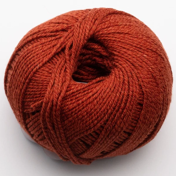 Kremke Soul Wool Morning Salutation 24 Rouge rouillé