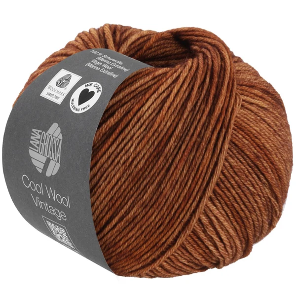 Lana Grossa Cool Wool Vintage 83 Brun daim