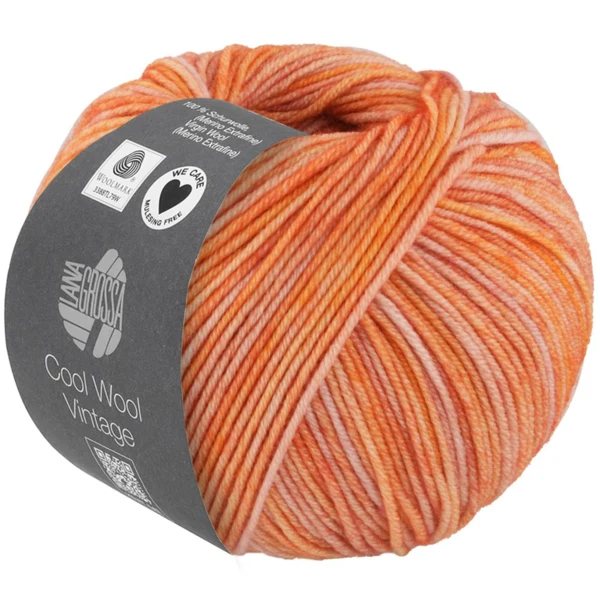Lana Grossa Cool Wool Vintage 85 Jaune papaye