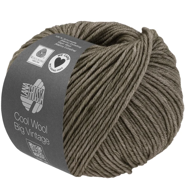 Lana Grossa Cool Wool Big Vintage 96 Grijsgroen
