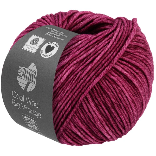 Lana Grossa Cool Wool Big Vintage 77 Indisch rood