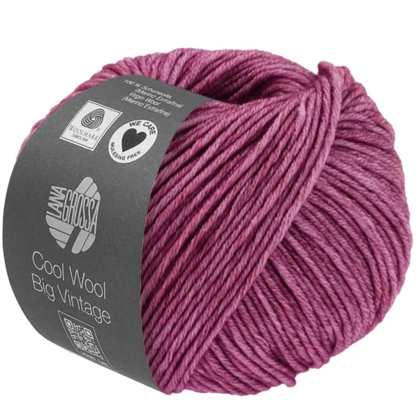 Lana Grossa Cool Wool Big Vintage 89 Roze