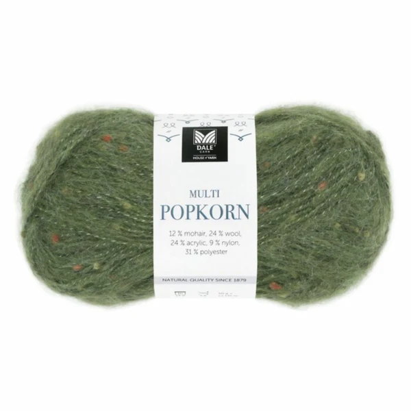 Gjestal Multi Popkorn 512 Vert armée