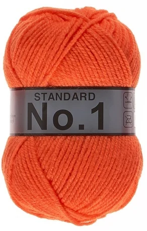 Lammy Yarn No. 1 213 Orange néon