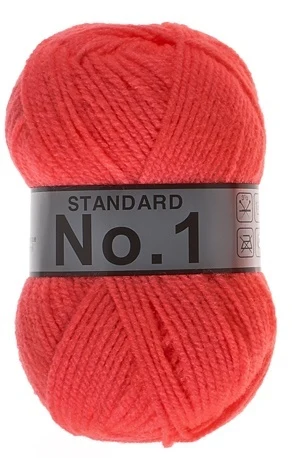Lammy Yarn No. 1 215 Rouge néon