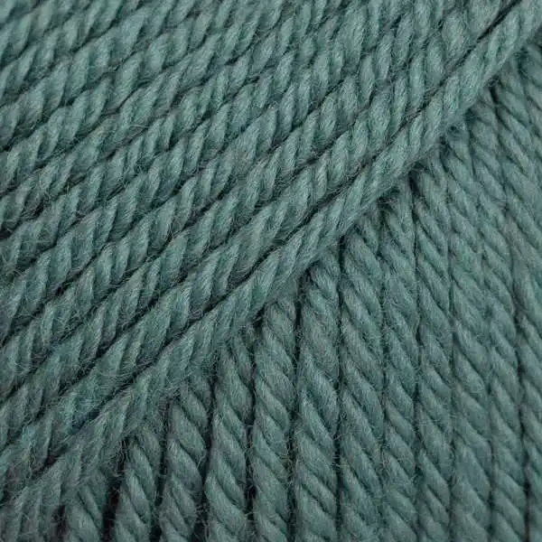 DROPS Daisy 18 Donker blauwgroen (Uni Colour)